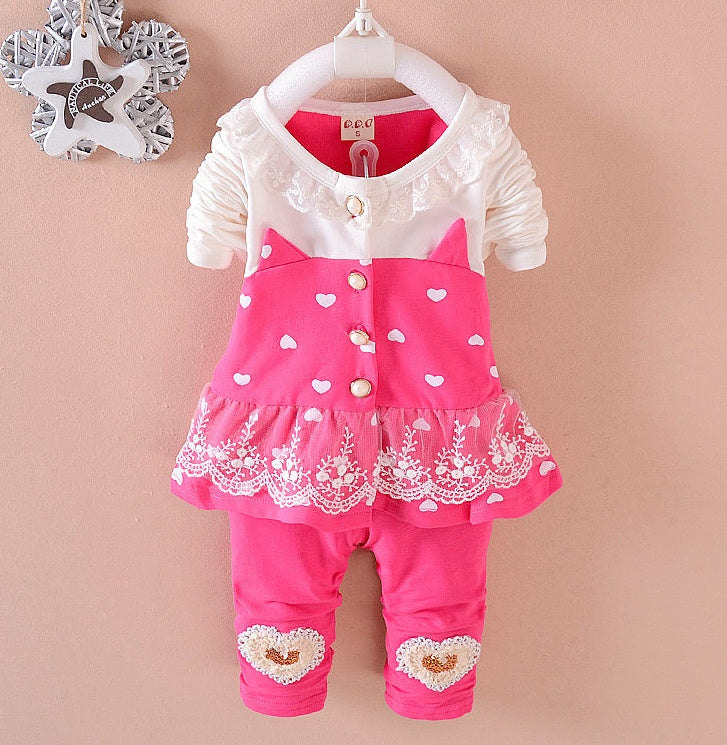 Pants 2pcs Tracksuits Kids Girls Clothes Baby Girl Clothes Set