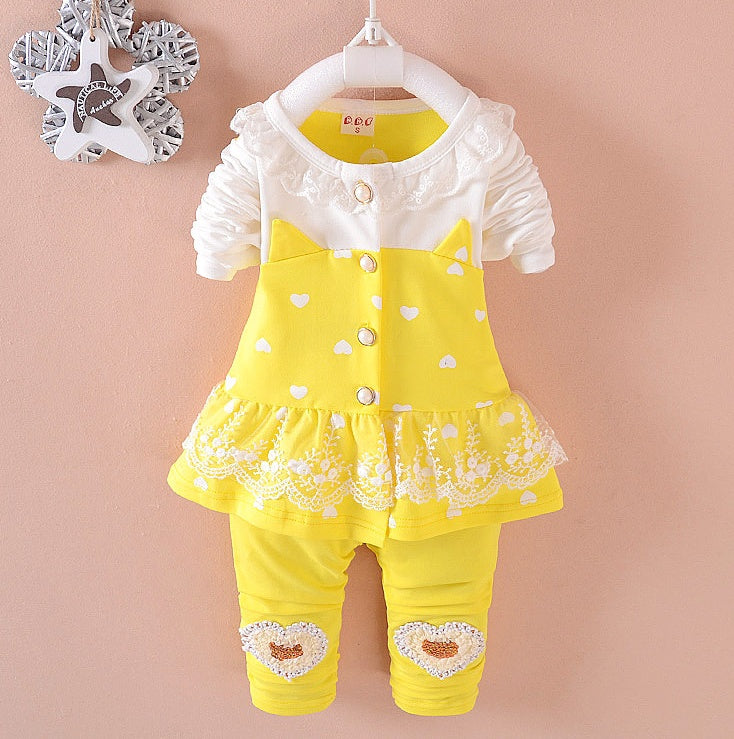 Pants 2pcs Tracksuits Kids Girls Clothes Baby Girl Clothes Set