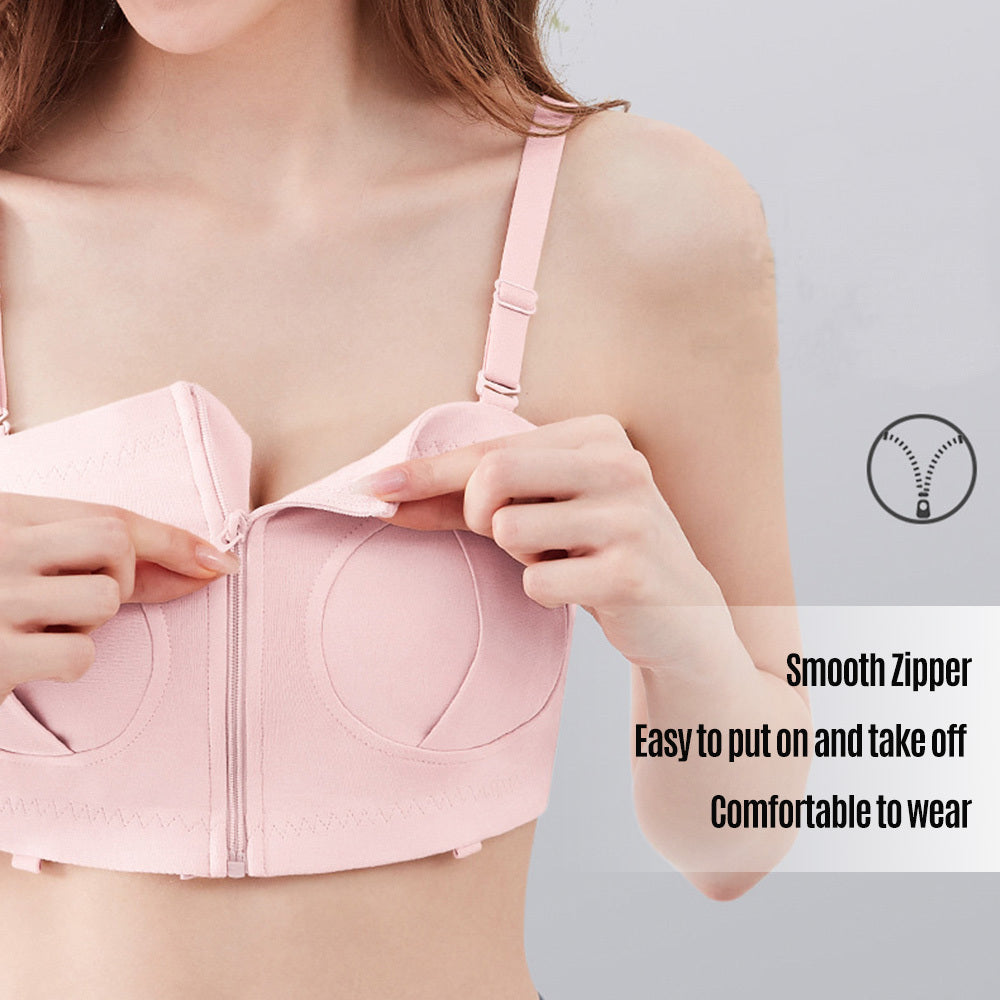 Hands Free Pumping Bra Adjustable Cotton