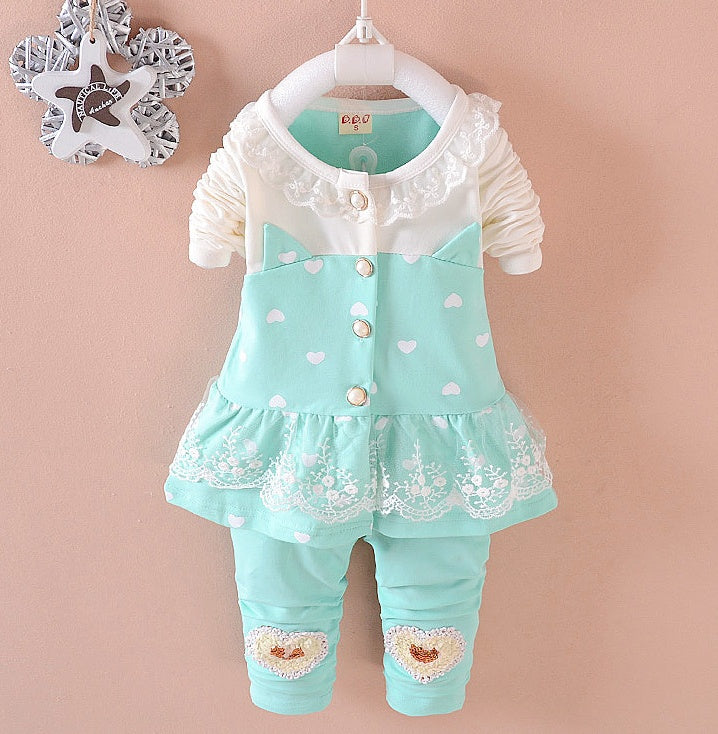 Pants 2pcs Tracksuits Kids Girls Clothes Baby Girl Clothes Set
