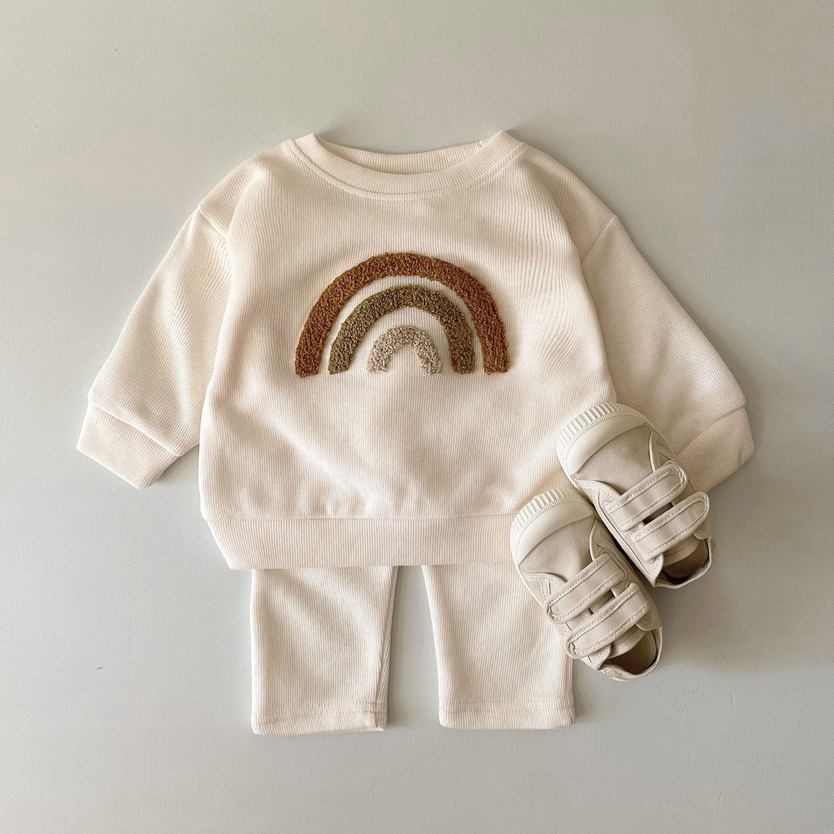 Spring And Autumn Newborn Two-piece Suit