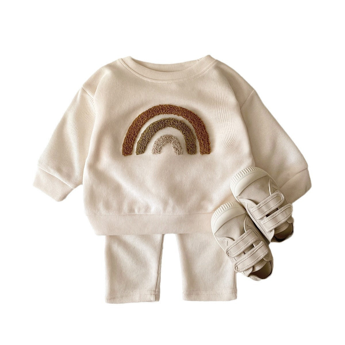 Spring And Autumn Newborn Two-piece Suit