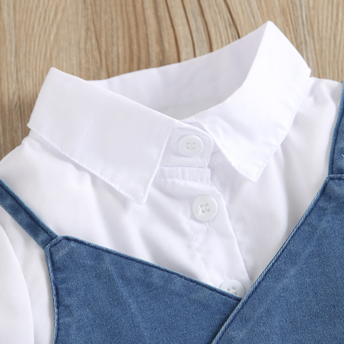 Girls' Style Short-sleeved Vest Suit