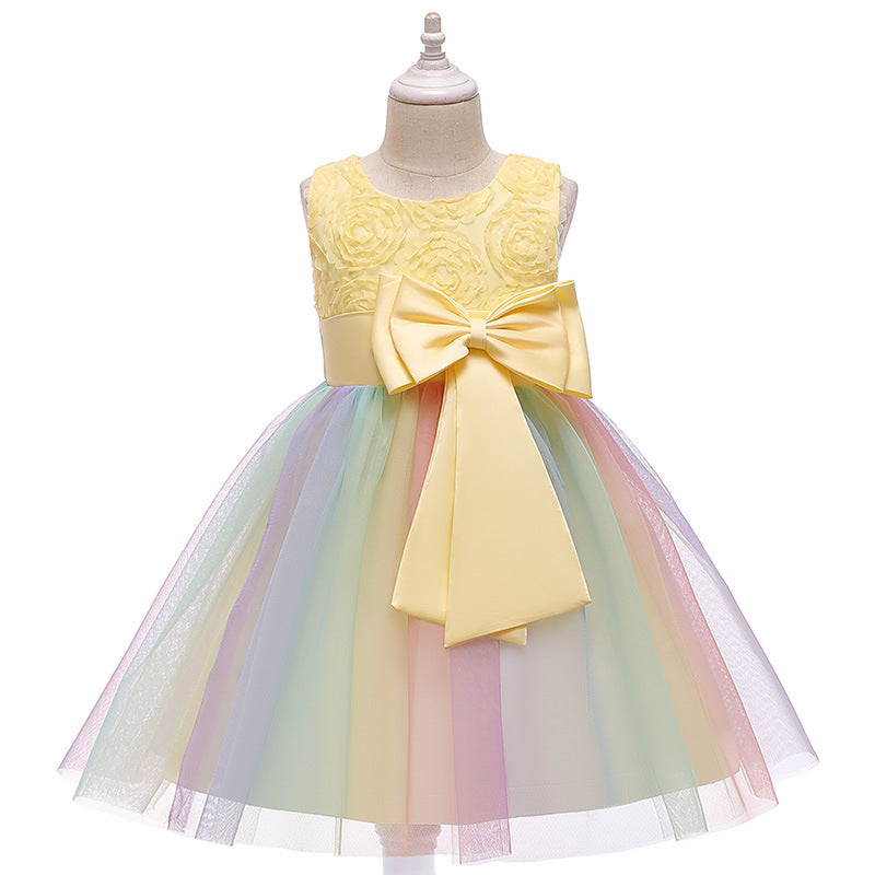 Summer Medium And Large Children's Dresses Girls