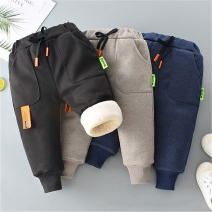 Fleece Padded Baby Warm Pants Girls Pants