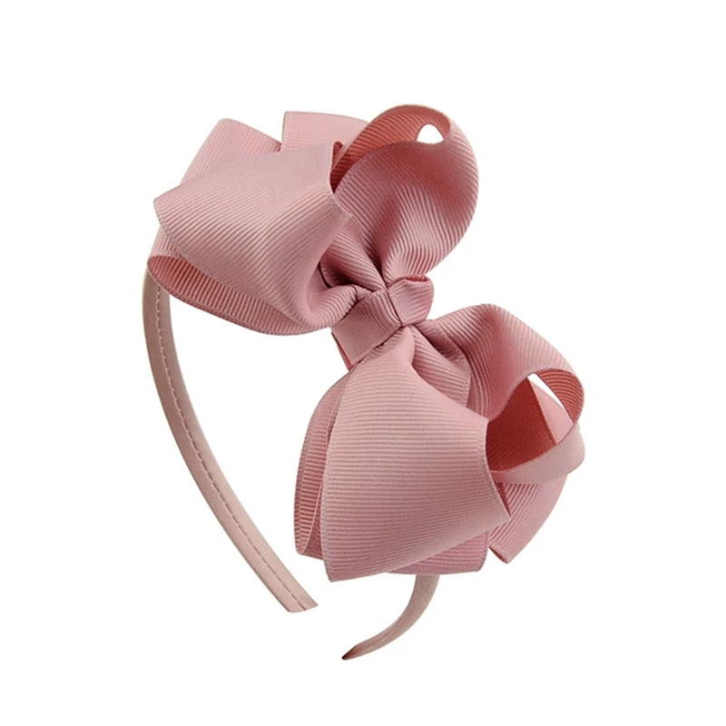 1Piece Sweet Candy Solid Color Bows Hair Band for Kids Girls Ribbon Bowknot Handmade Hairband Headband Headwear Hair Accessories