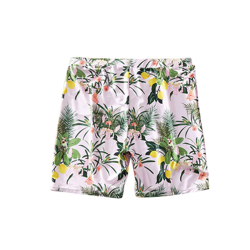 Printed Mother And Daughter Bikini Father And Son Swim Shorts