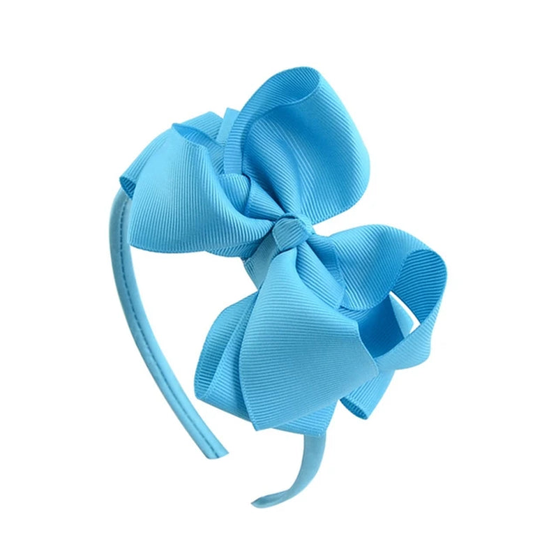 1Piece Sweet Candy Solid Color Bows Hair Band for Kids Girls Ribbon Bowknot Handmade Hairband Headband Headwear Hair Accessories