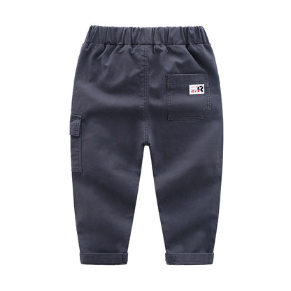 cotton slim feet casual pants