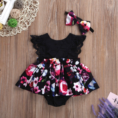 Floral climb clothes