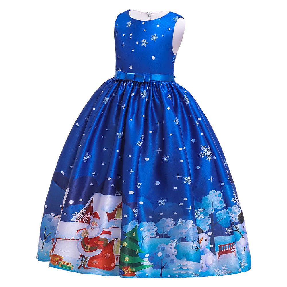 Printed girl princess skirt