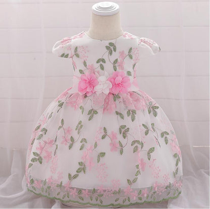 summer children's clothing new baby birthday party wedding dress skirt girls fluffy dress