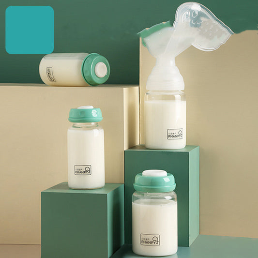 Breast milk storage bottle glass milk bottle