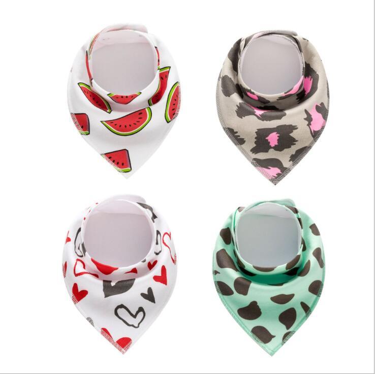 4pcs Bibs Burp Cloth Print