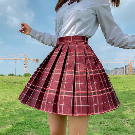 Original College Style Pleated Skirt Student Uniform Skirt School Uniform Skirt Girl