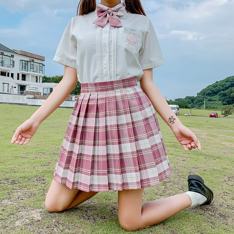 Original College Style Pleated Skirt Student Uniform Skirt School Uniform Skirt Girl