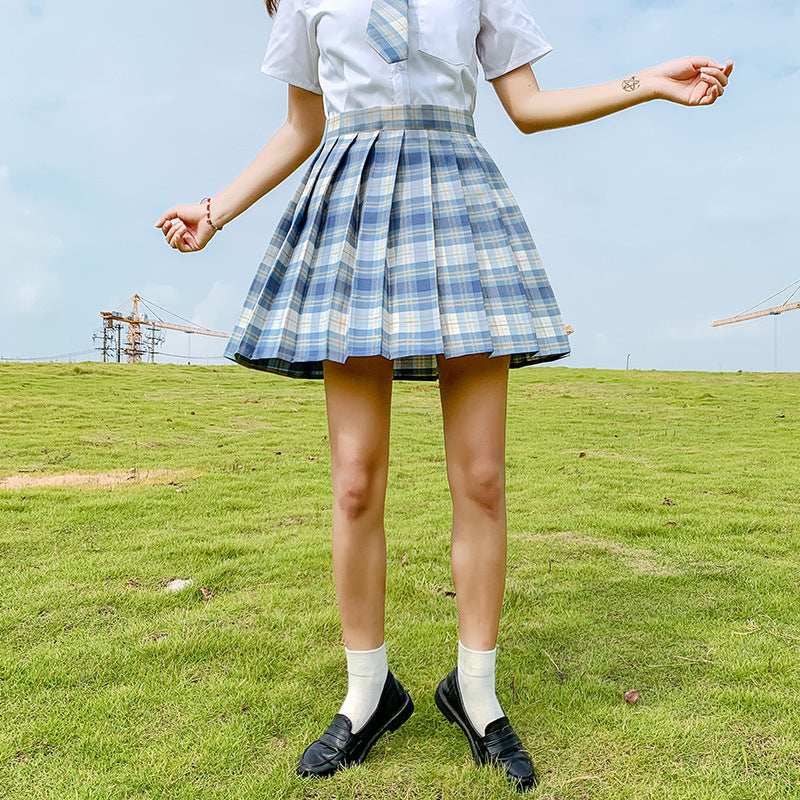 Original College Style Pleated Skirt Student Uniform Skirt School Uniform Skirt Girl