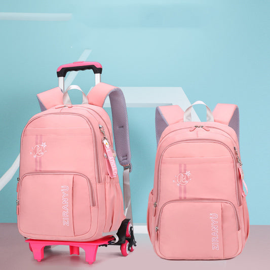 Baby School Backpack with Wheel Trolley