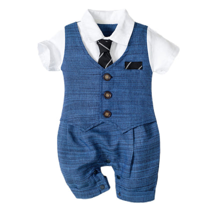 Jumpsuit Boys Gentleman Baby Children's Clothing