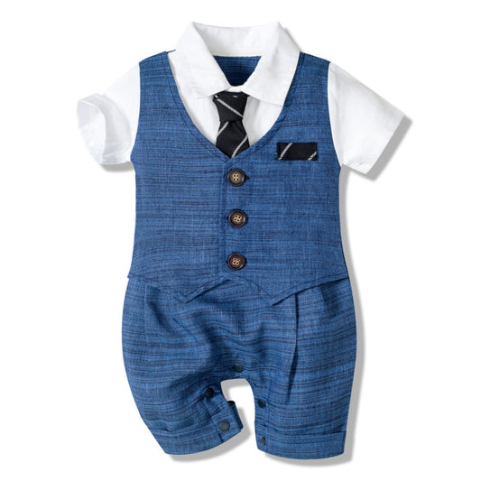 Jumpsuit Boys Gentleman Baby Children's Clothing