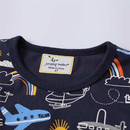 T-shirt Knitted Cotton Cartoon Top T