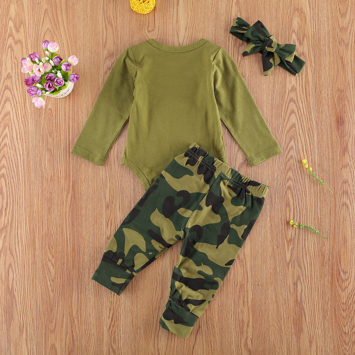 Camouflage Printed Children Set