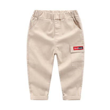 cotton slim feet casual pants