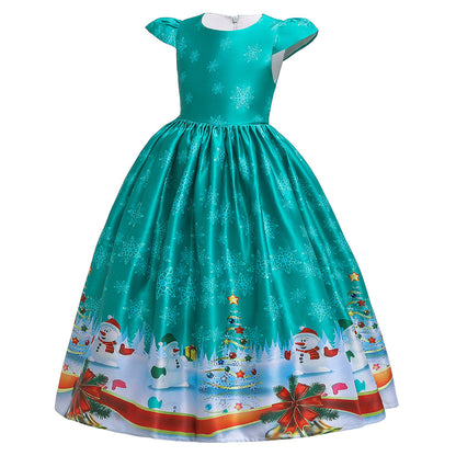 Printed girl princess skirt