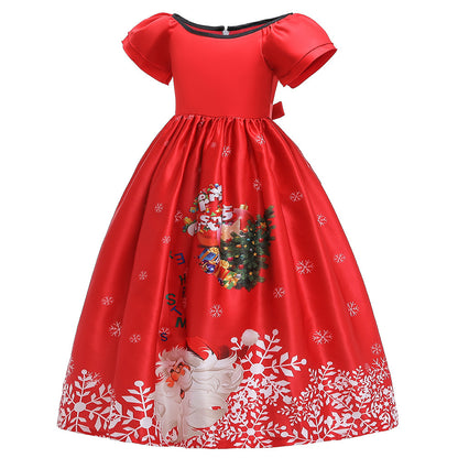 Printed girl princess skirt