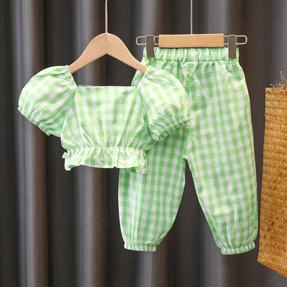 Two-piece Children's Short-sleeved Pants