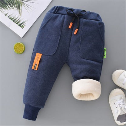 Fleece Padded Baby Warm Pants Girls Pants