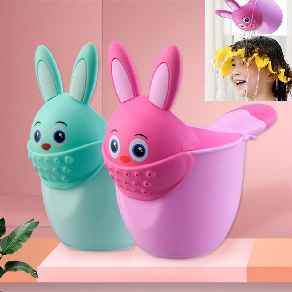 Children's shampoo shower spoon