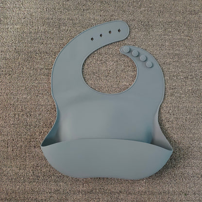 Silicone Baby Bib with Food Catcher