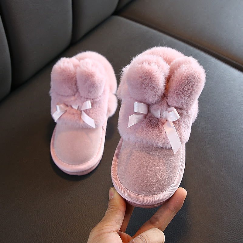 Thickened Xuebu Princess winter shoes