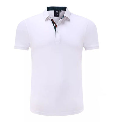 Casual solid color lapel T-shirt