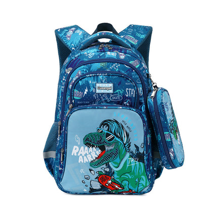 Boys Stylish And Lightweight Grade 1-3 Children Backpack