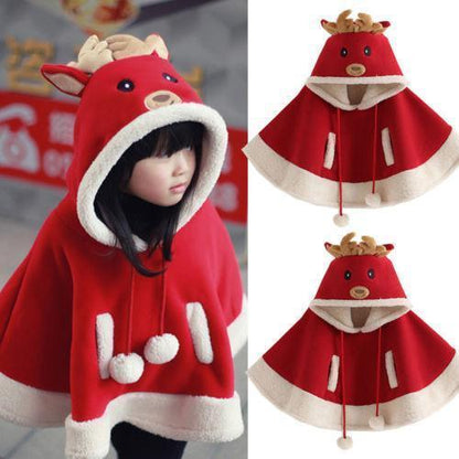 Reindeer Poncho Christmas Cloak