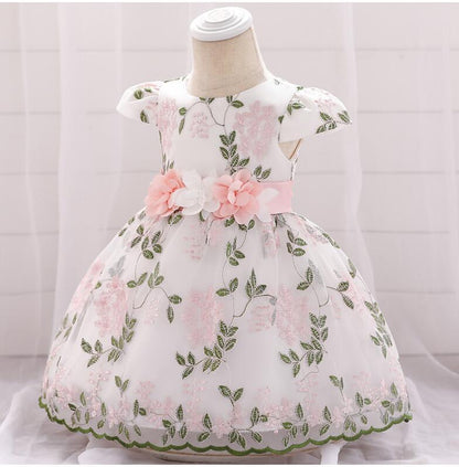 summer children's clothing new baby birthday party wedding dress skirt girls fluffy dress