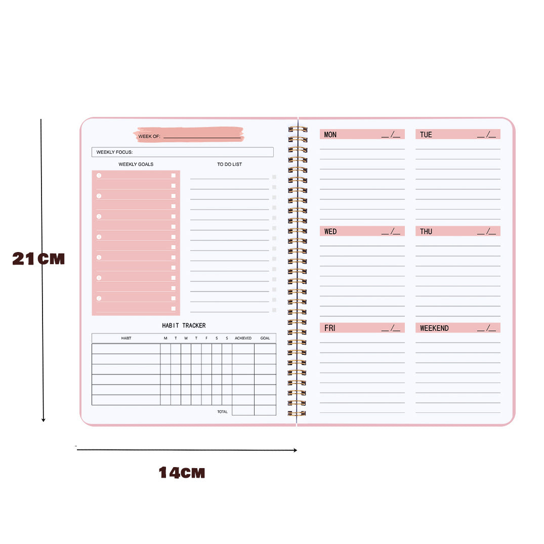 A5 Agenda Planner Notebook Diary