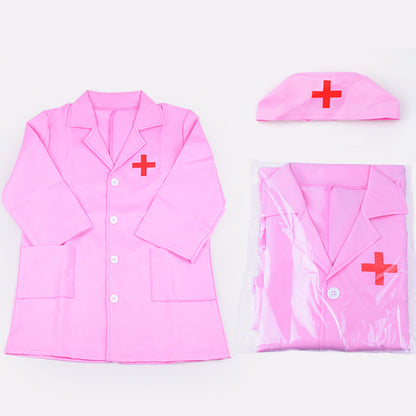 Children's Nurses Dress Doctors Play Professional Experience Costume Costumes