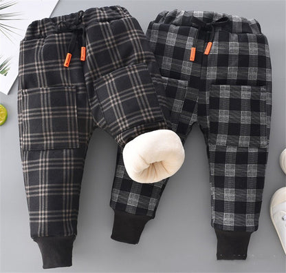 Fleece Padded Baby Warm Pants Girls Pants