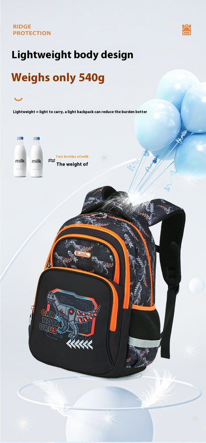 Boys Stylish And Lightweight Grade 1-3 Children Backpack