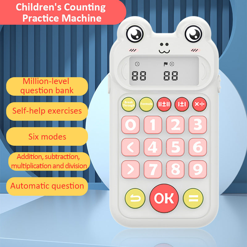 Mini Calculator Portable Student Cute Arithmetic Learning Machine