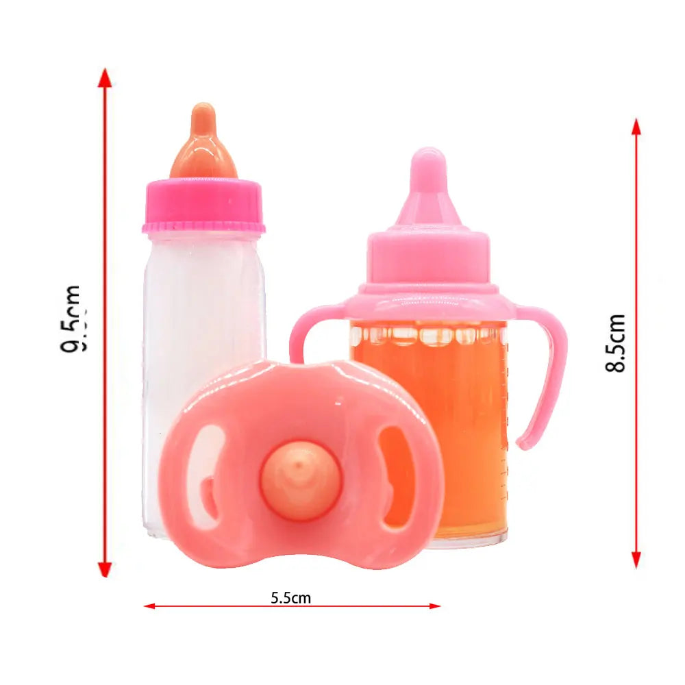 Large Size Baby Doll Feeding Bottle Set Baby Care