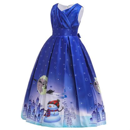 Printed girl princess skirt