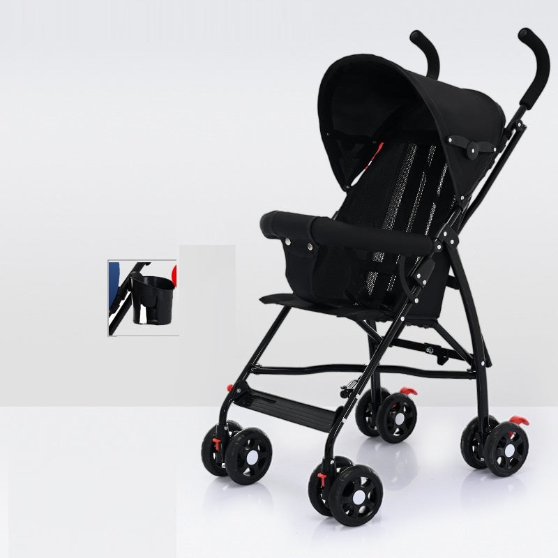 Sit And Lie Down Baby Portable Folding Simple Trolley