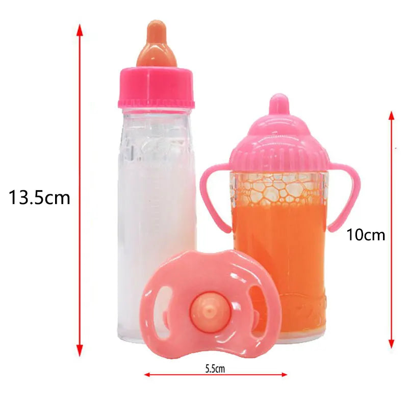 Large Size Baby Doll Feeding Bottle Set Baby Care