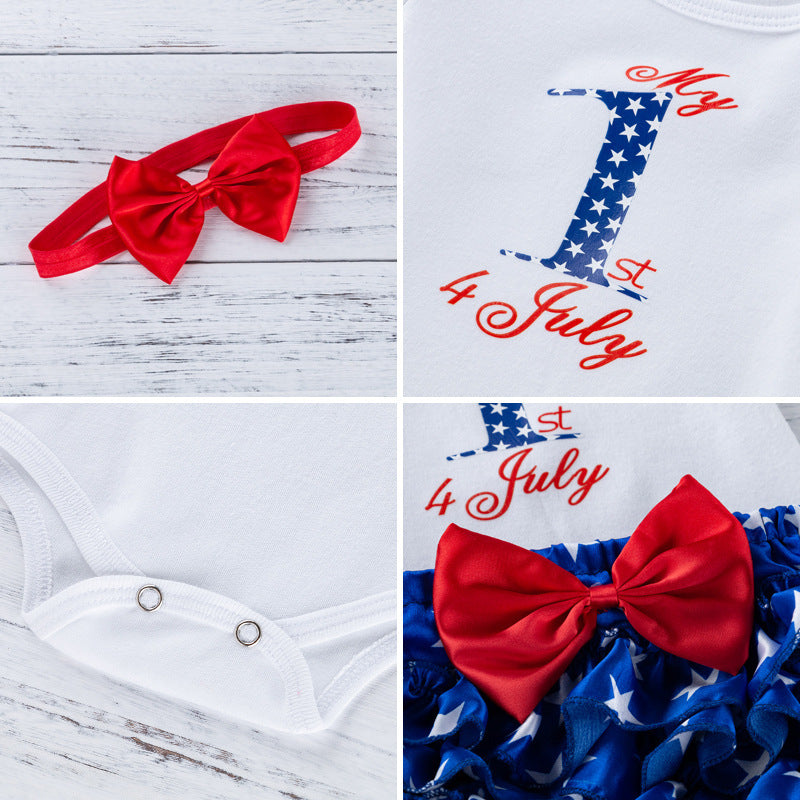 Independence Day Baby  Romper