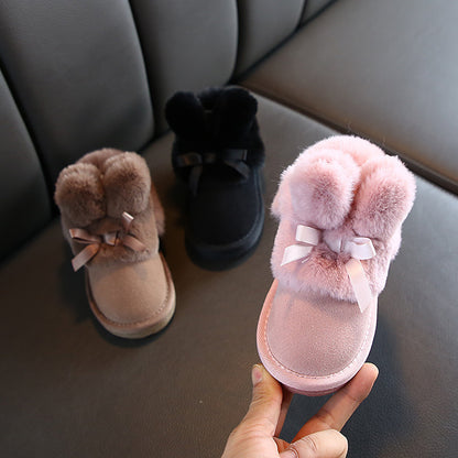 Thickened Xuebu Princess winter shoes