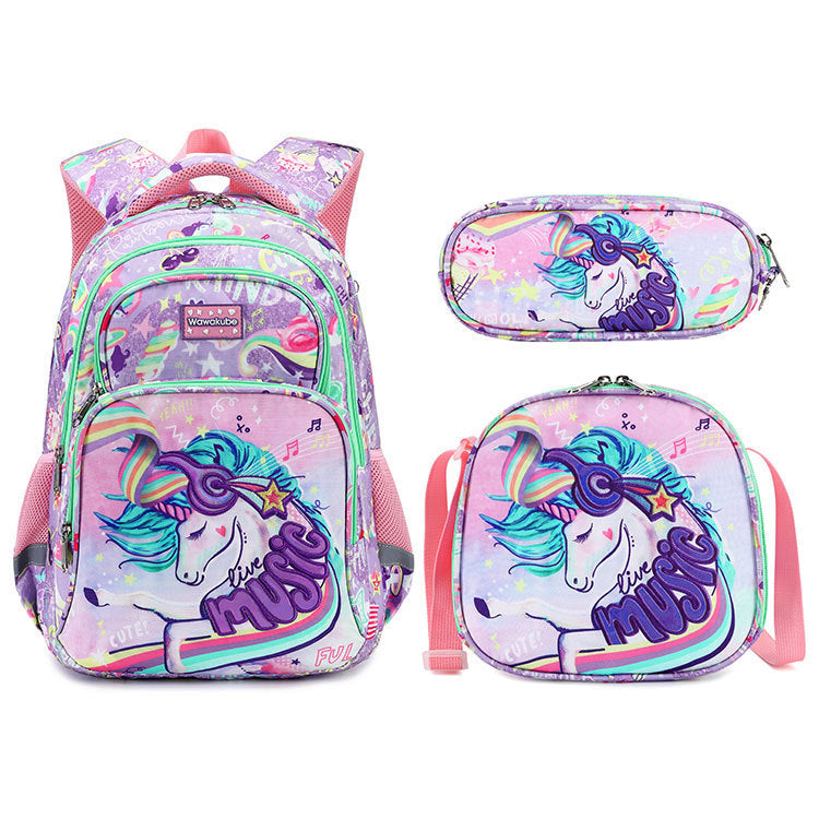 Boys Stylish And Lightweight Grade 1-3 Children Backpack